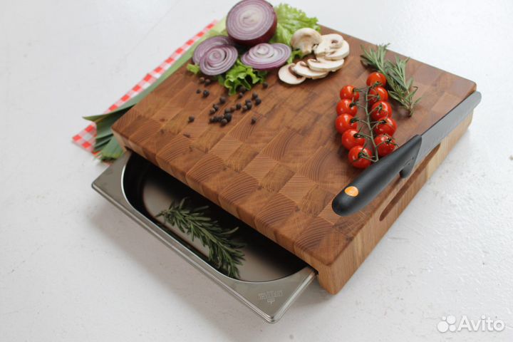 Доска разделочная торцевая