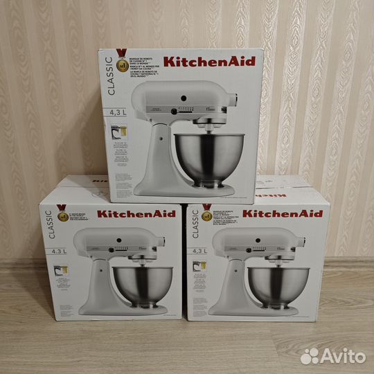 Кухонная машина KitchenAid 5K45ssefw Новая