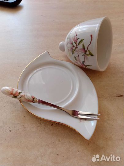 Фарфоровая посуда-орхидея. Англия