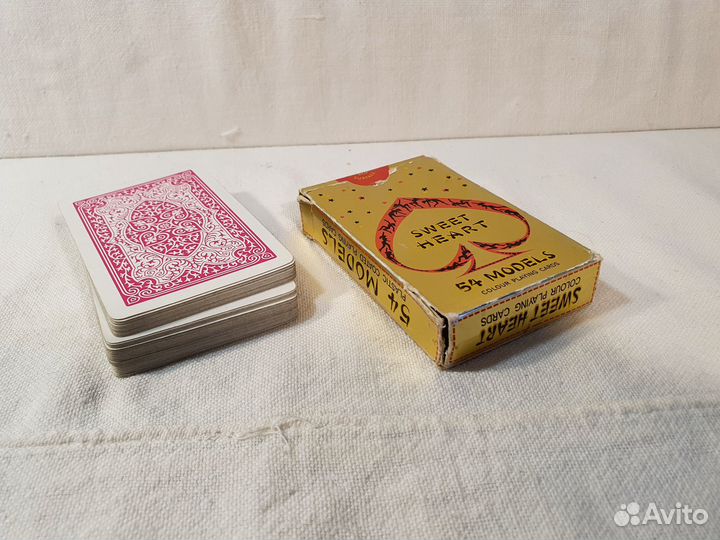 Игральные пластиковые карты PIN-UP 70-80-е