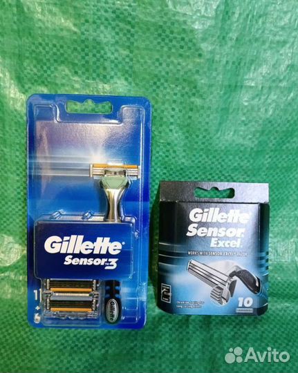 Gillettе станок Sensor 3 + 16 сменных кассет
