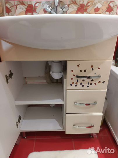 Зеркало шкаф в ванную+ мойка с тумбой