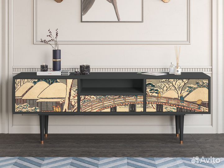 Тв-тумба T6 - Антрацит - Katabira River