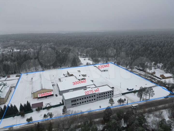 Производство 8000 м², 3.3 га