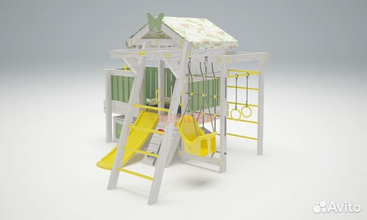 Игровой комплекс Савушка Baby 2 оливковый