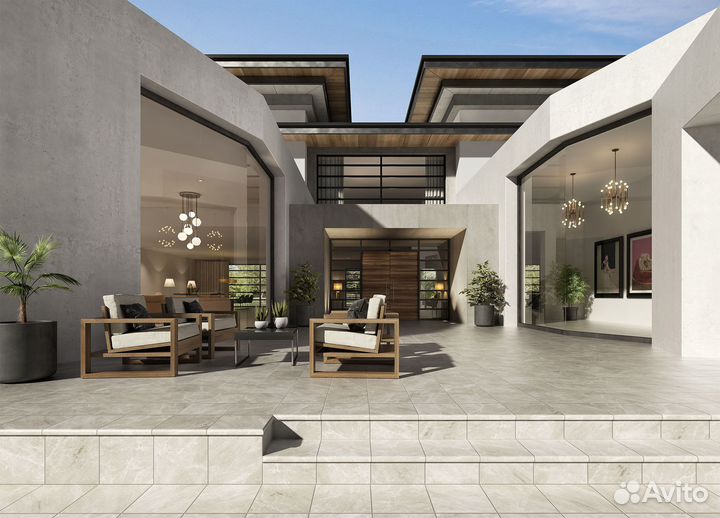 Глазурованный керамогранит Nevada Limestone 33x33 см 0.98 м² матовый цвет бежевый