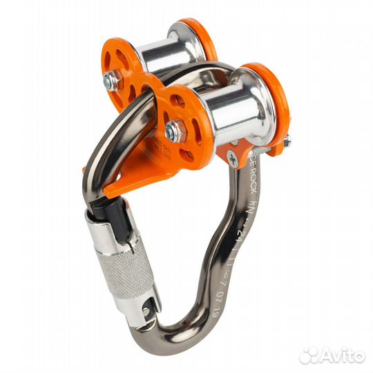 Ролик на карабине Гусь