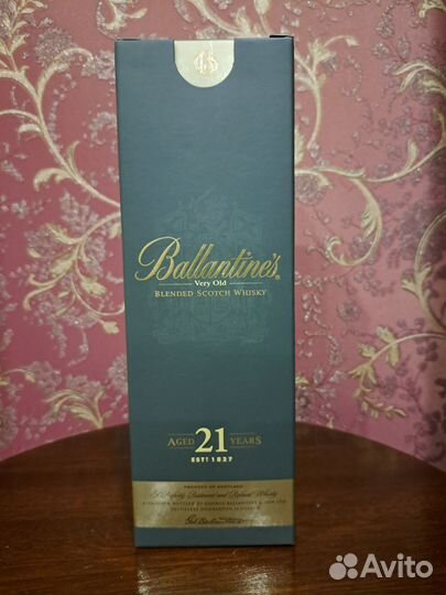 Коробка пустая shieldaig Whisky 12/Ballantine's 21