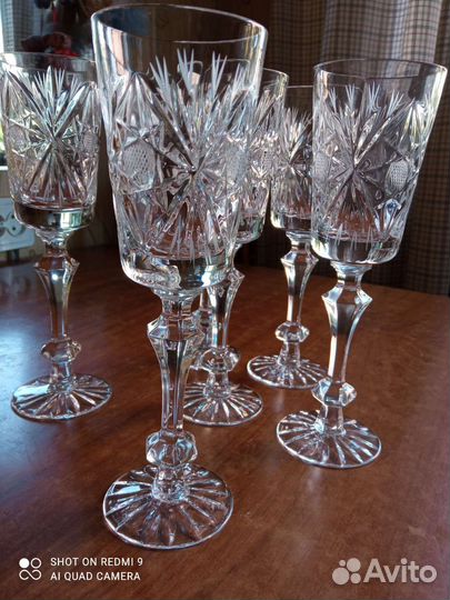 Хрустальные фужеры СССР