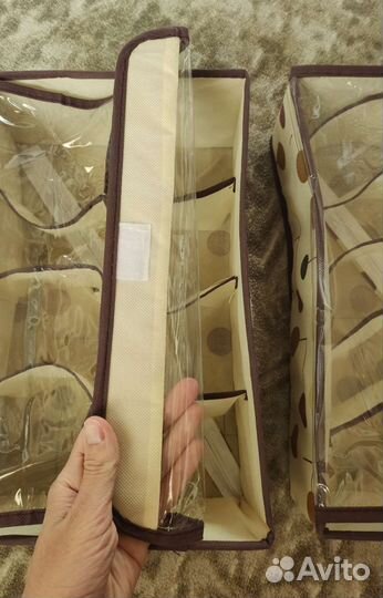 Органайзеры (боксы) тканевые для хранения вещей