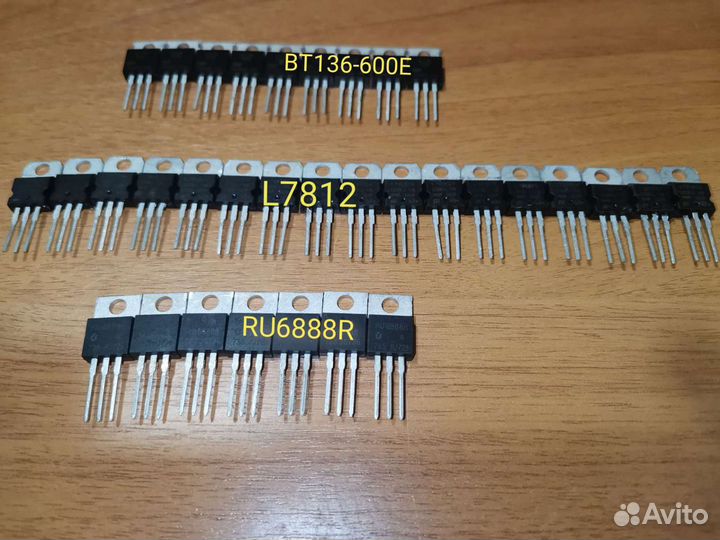 L7812CV, RU6888R, BT136-600E, N