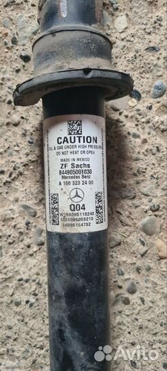 Амортизаторы mercedes w166 передние
