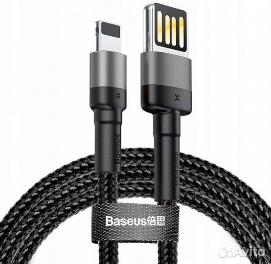 Кабель USB baseus Cafule, USB - Lightning, 2.4А, 1