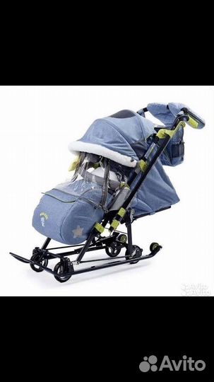 Санки коляска ника 7-3