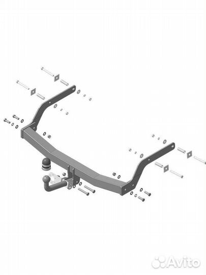 Фаркоп на Renault Arkana оцинкованный шар