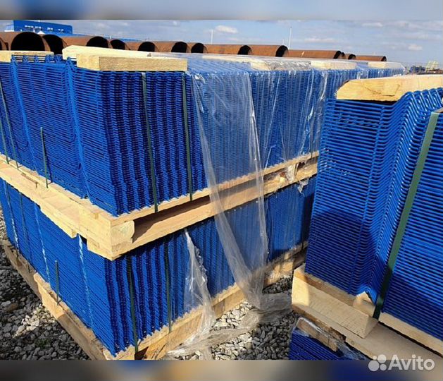 Забор сетка 3д