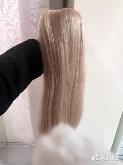 Волосы для наращивания 50 см блонд