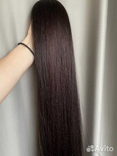 Волосы на резинке шиньон