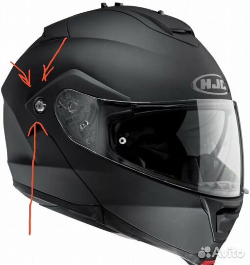 Шлем hjc Max 2 (комплектующие)