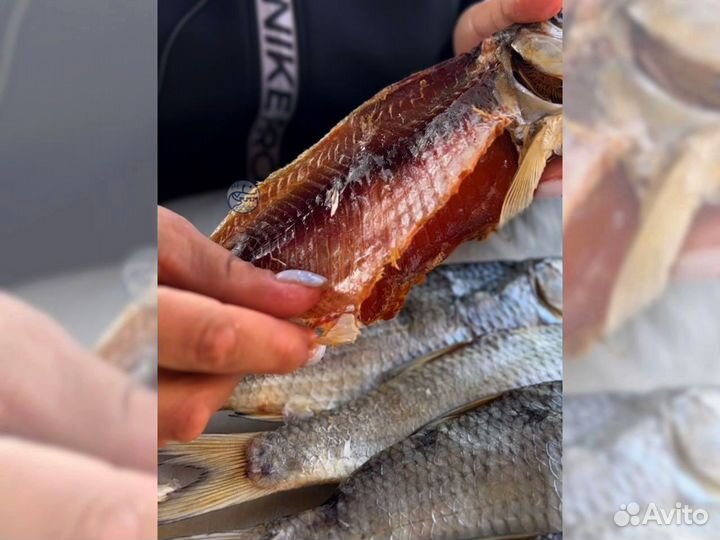 Вобла вяленая с икрой