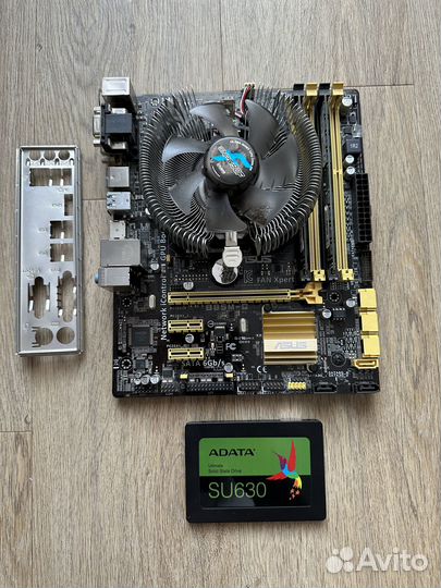 Комплект Asus B85M-G + i5 4460 + 16 gb + SSD