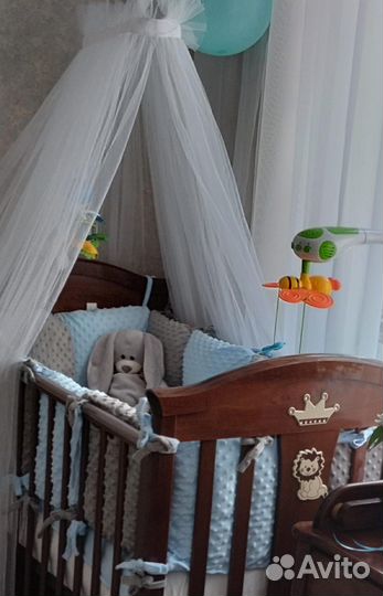 Бортики в детскую кроватку для мальчика