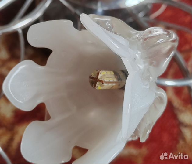 Люстра потолочная светодиодная с пультом бу