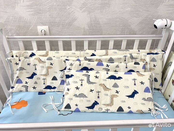 Бортики в детскую кроватку