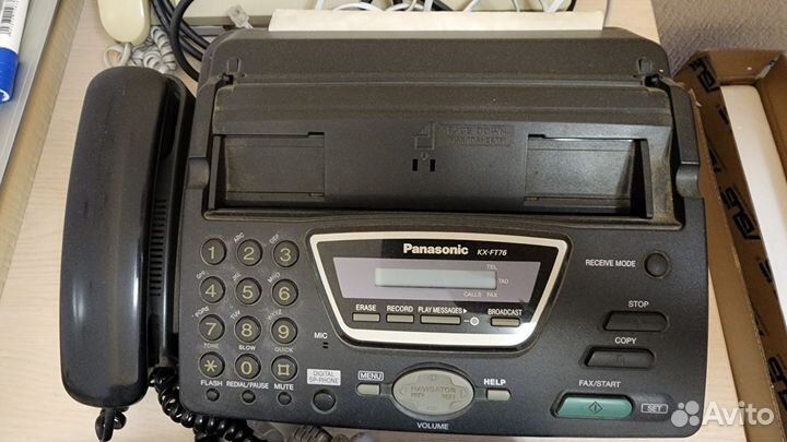 Телефон факс Panasonic KX-FP207RU + KX-FT76