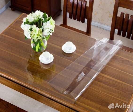 Скатерть Мягкое Стекло пвх Силикон Круги Овалы