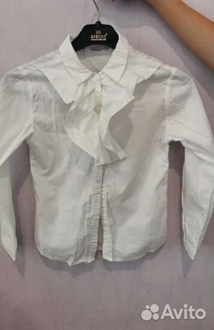 Рубашка школьная для девочки 128