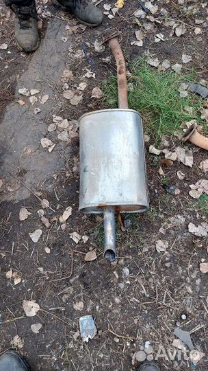 Глушитель задняя часть. Hyundai Accent. 2006-2010г