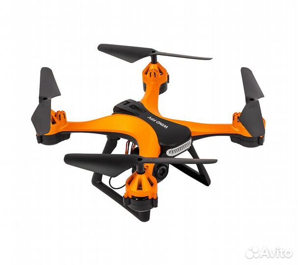 Квадрокоптер Hiper Wind FPV, оранжевый/черный