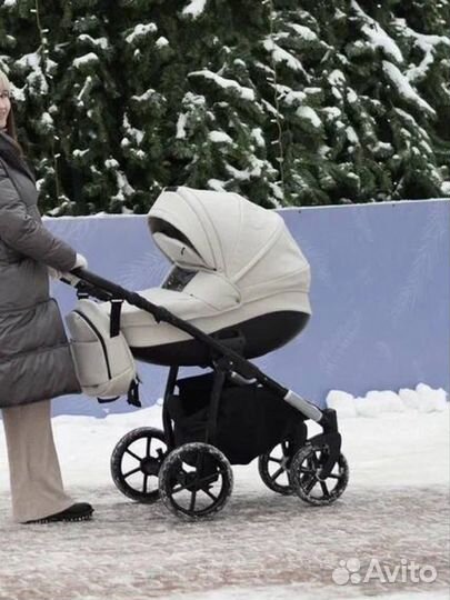 Коляска tuttis nanni 3 в 1 экокожа