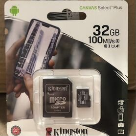 Карта памяти MicroSD Kingston 32 Gb