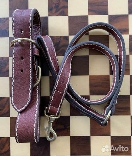 Malucchi ошейник и поводок Италия новые