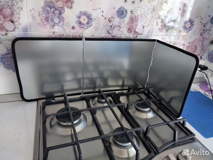 Защитный экран для кухни плиты от брызг складной