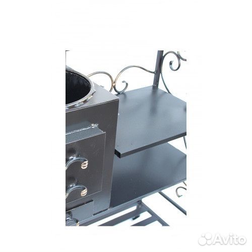 Кованый мангал с крышей