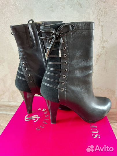 Полусапожки женские 38 размер натуральная кожа