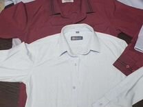 Рубашки на мальчика 140-146 3 шт