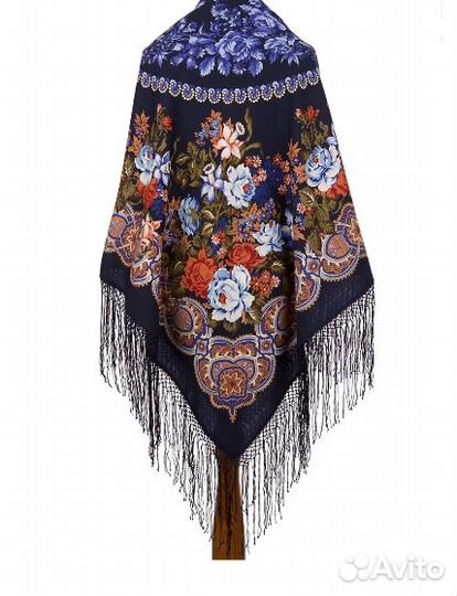 Павловопосадский шерстяной платок 