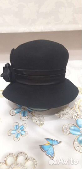 Шляпа фетровая женская