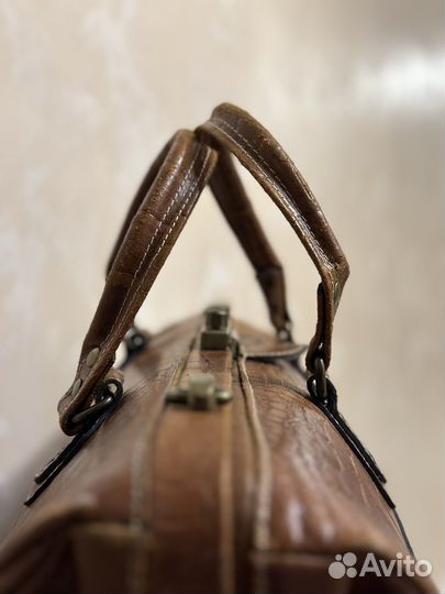 Саквояж кожаный мужской