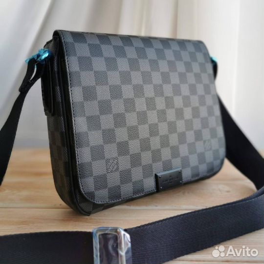 Сумка мужская Louis Vuitton LV канва Graphite