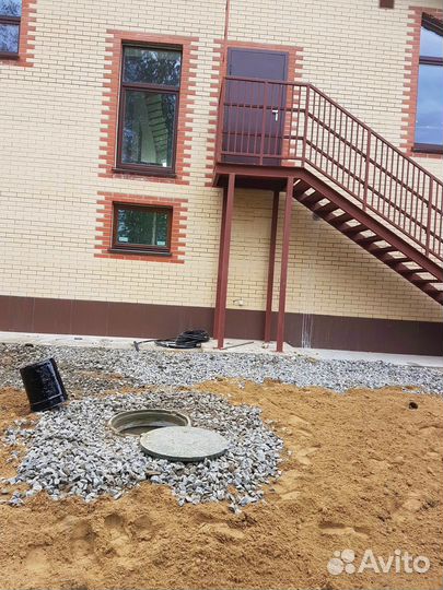 Колодец питьевой. Септик из колец под ключ