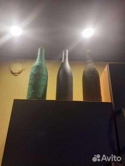 Бутылки для интерьера