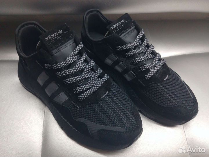 Adidas nite jogger black
