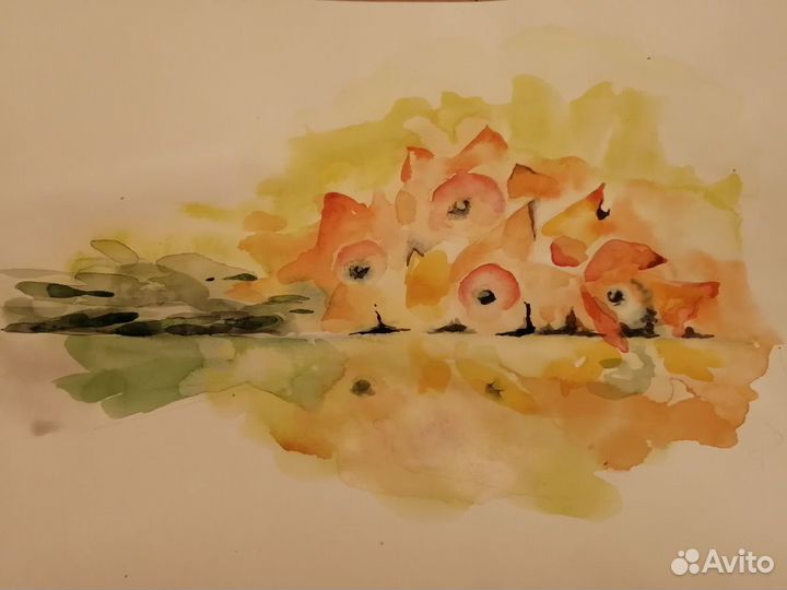 Букет. Акварель