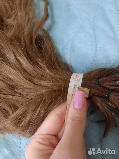 Волосы для наращивания 50 см, славянка