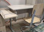 Растущие стол-парта и стул ученический